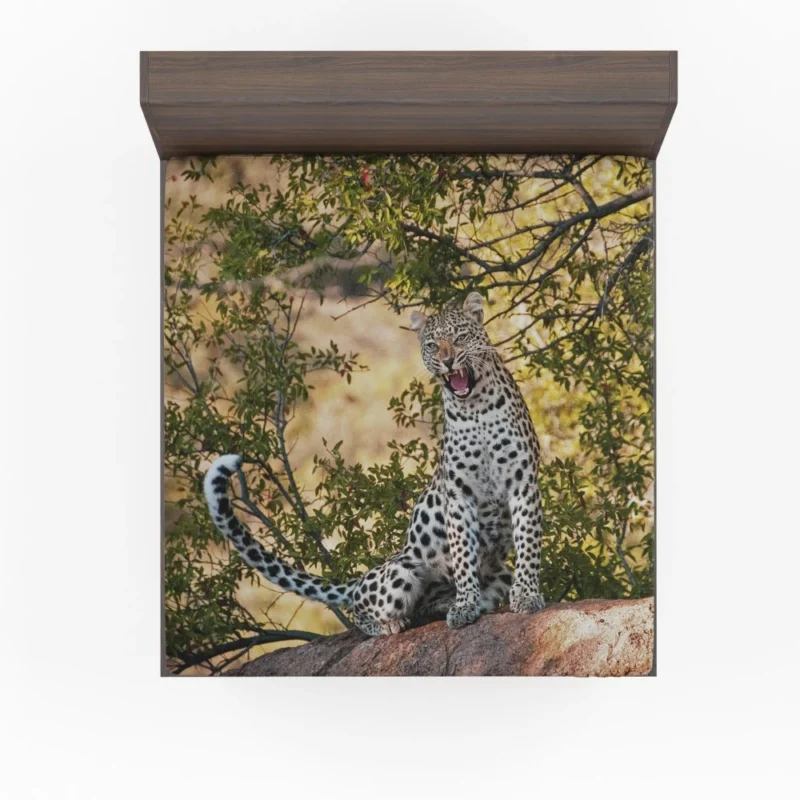 Leopard African Majesty Fierce Beauty Fitted Sheet 1