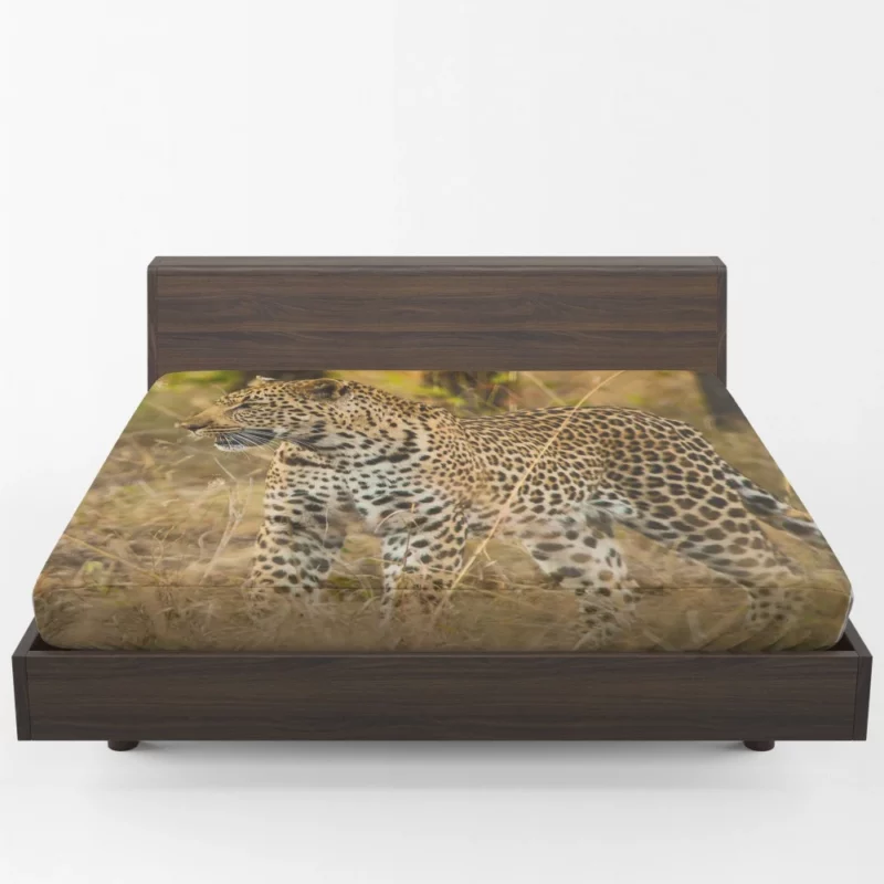 Leopard Artistic Beauty Natural Splendor Fitted Sheet