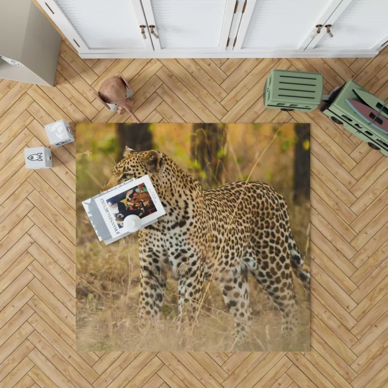 Leopard Artistic Beauty Natural Splendor Rug