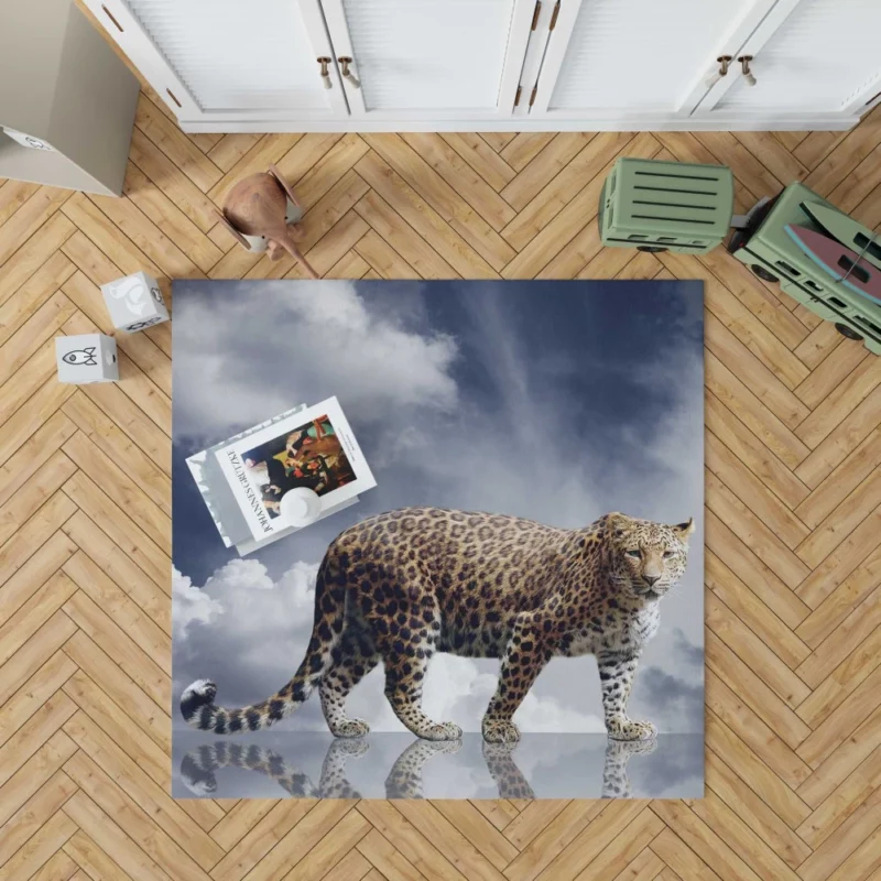 Leopard Elegance Silent Majesty Rug