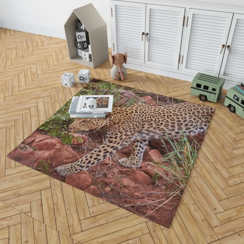 Leopard Ferocious Rug 1