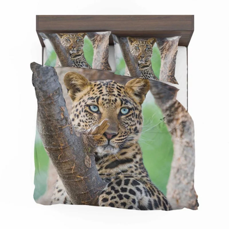 Leopard Majestic Perch Regal Stare Bedding Set 1