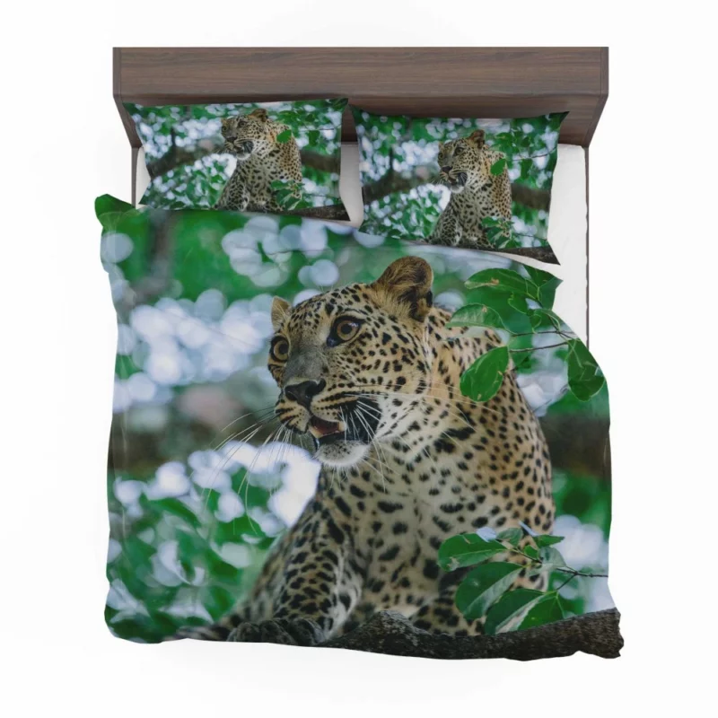 Leopard Mysterious Bokeh Bedding Set 1