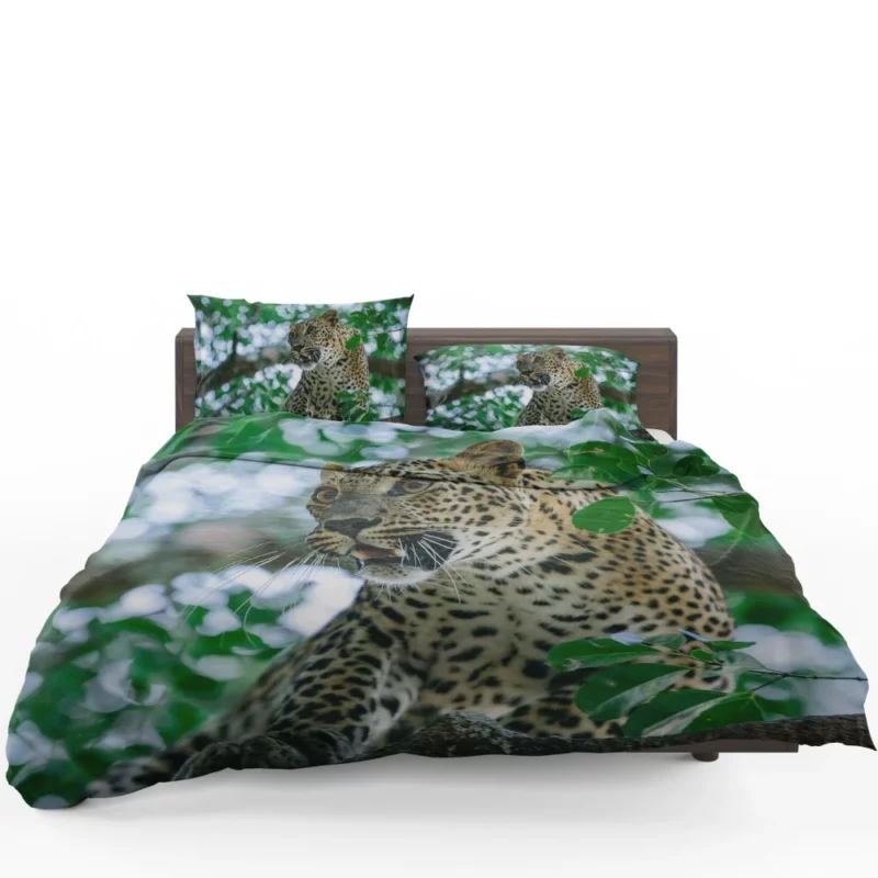 Leopard Mysterious Bokeh Bedding Set