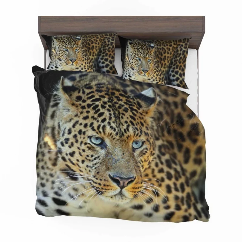 Leopard Mysterious Gaze Enigmatic Beauty Bedding Set 1