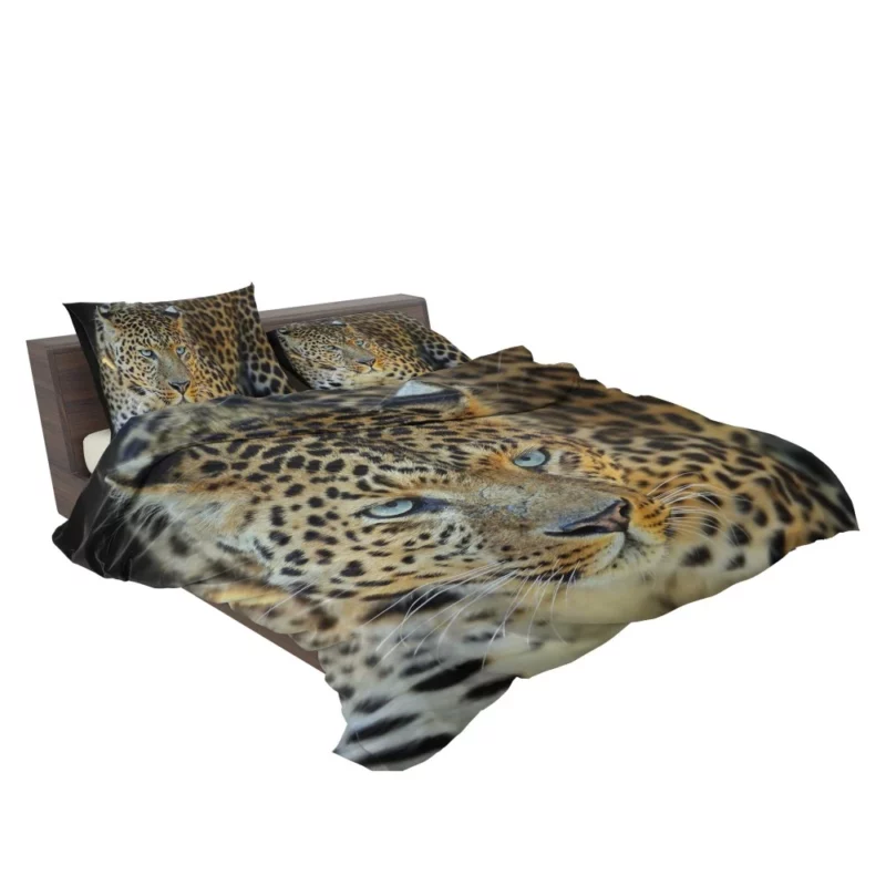 Leopard Mysterious Gaze Enigmatic Beauty Bedding Set 2