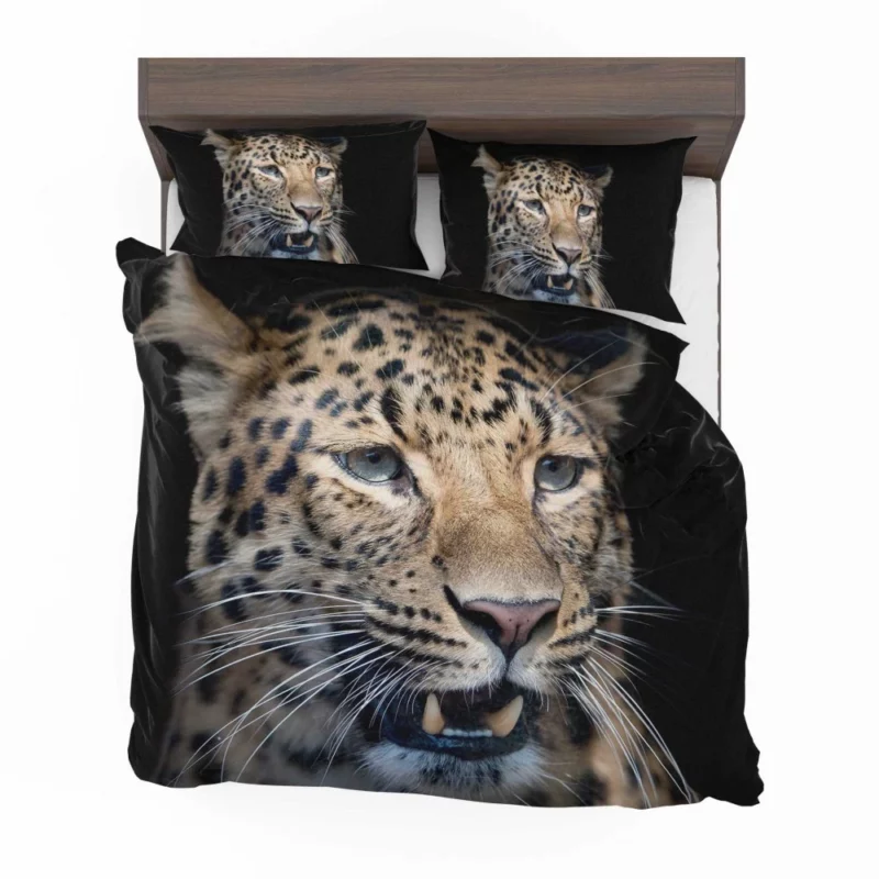 Leopard Mysterious Stare Enigmatic Beauty Bedding Set 1