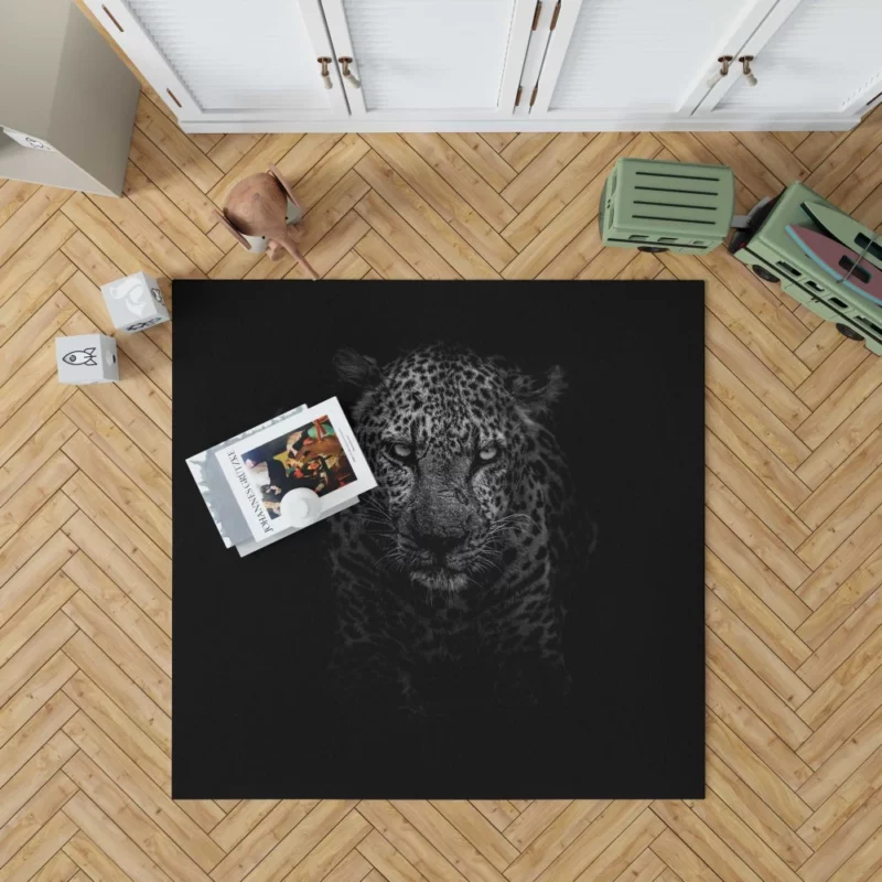 Leopard Realm Night in Kruger National Park Rug