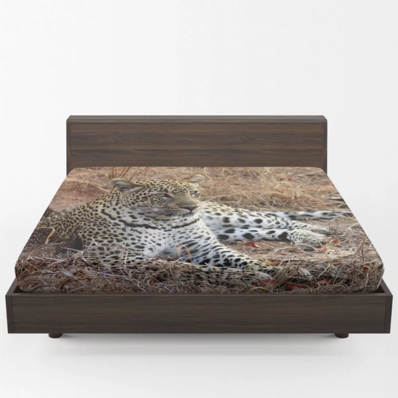 Leopard Relaxation African Haven Fitted Sheet