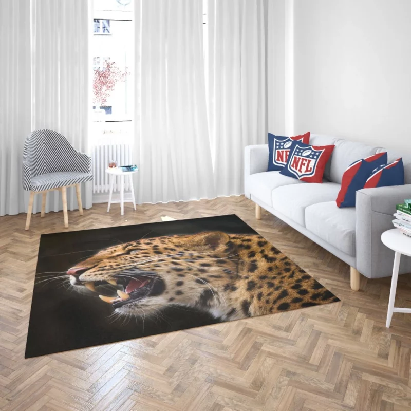 Leopard Stealthy Wilderness Stalk Rug 2