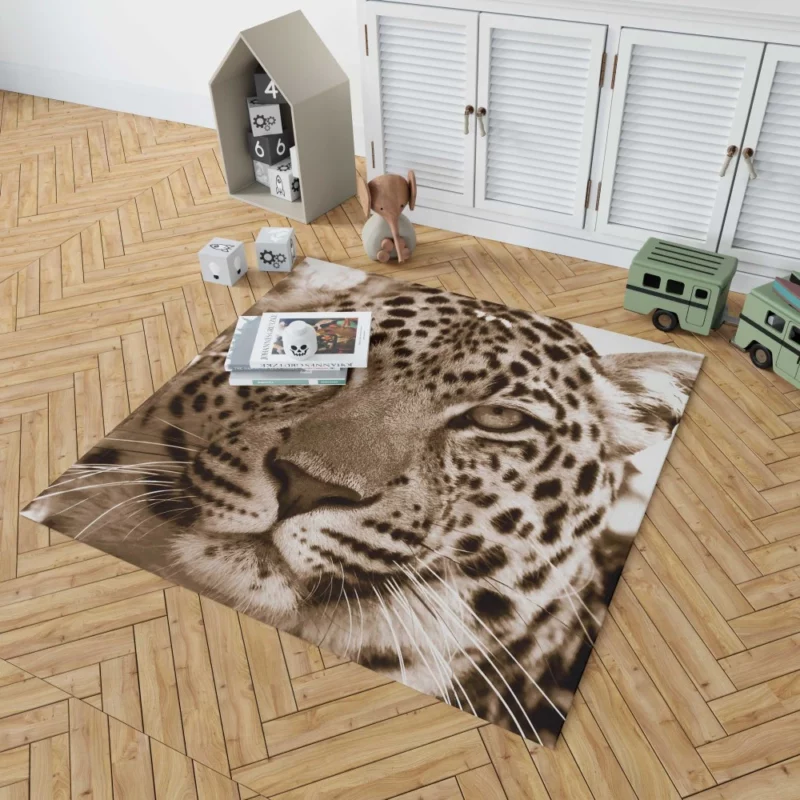 Leopard The Wild Elegance of South Africa Rug 1