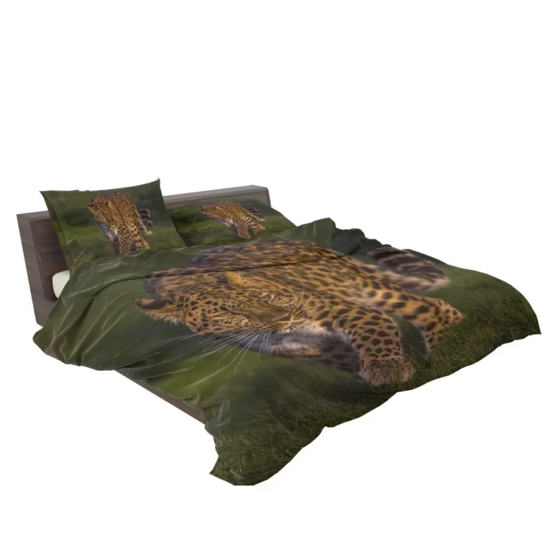 Leopard Untamed Stance Artistic Wilderness Bedding Set 2