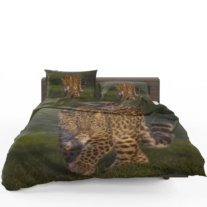 Leopard Untamed Stance Artistic Wilderness Bedding Set