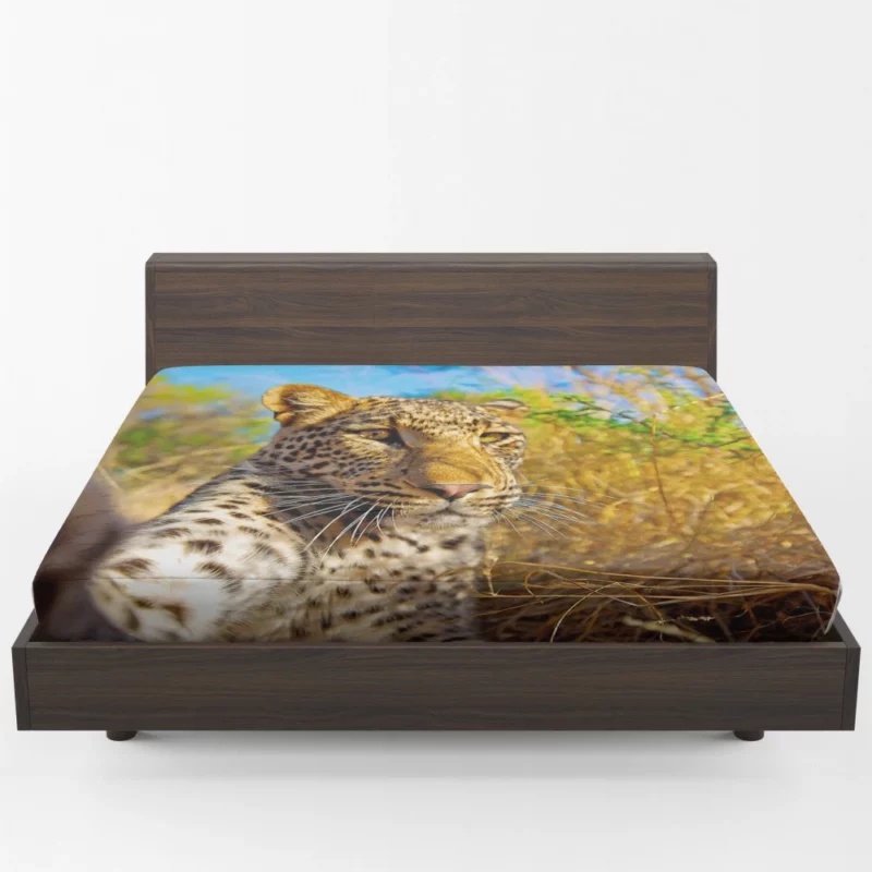 Leopard Urban Selfie City Stroll Fitted Sheet