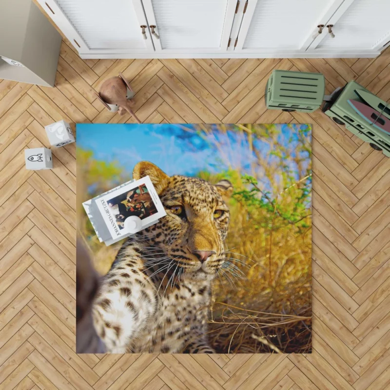 Leopard Urban Selfie City Stroll Rug