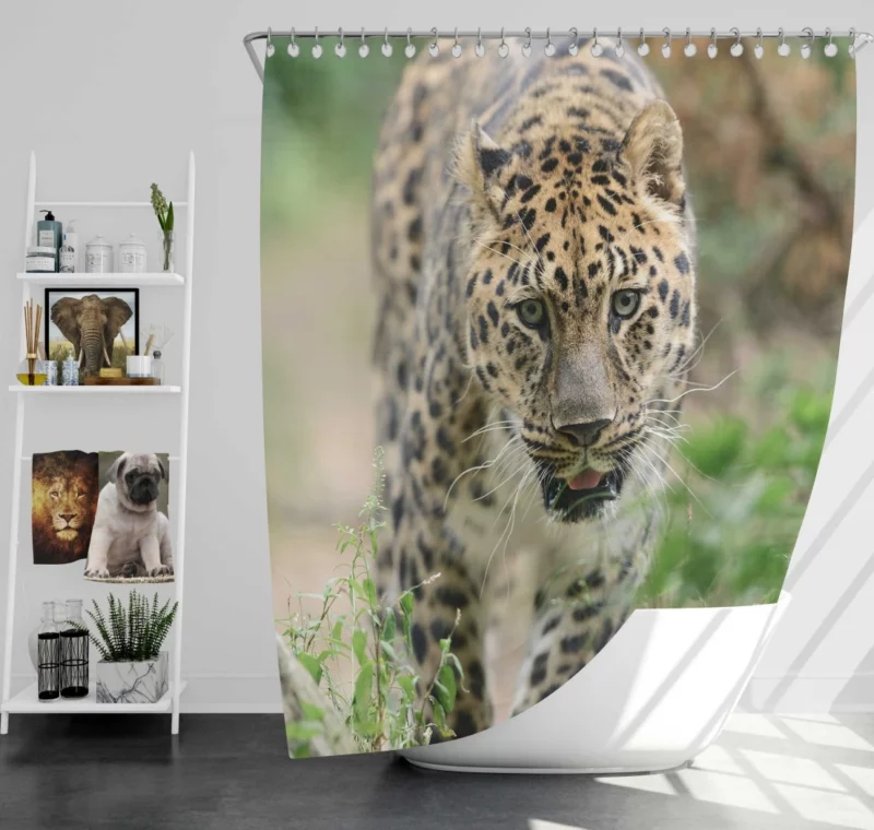 Leopard Vibrant Shower Curtain