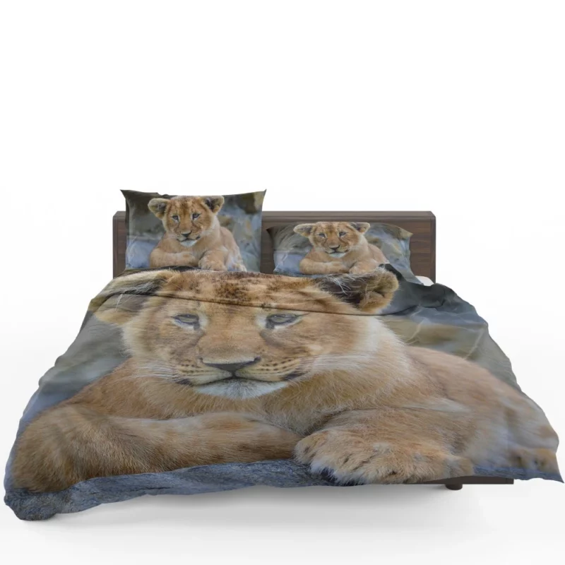 Lion Camouflaged Bedding Set