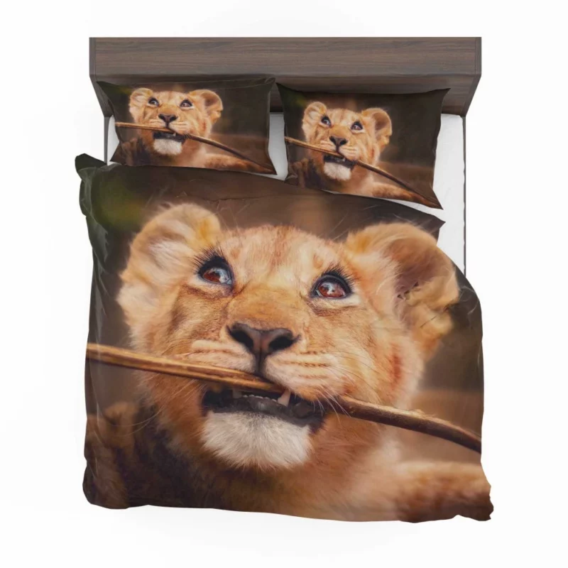 Lion Cub Curious Innocence Bedding Set 1