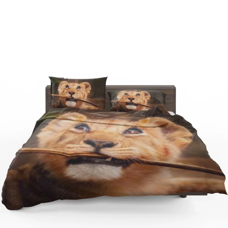 Lion Cub Curious Innocence Bedding Set