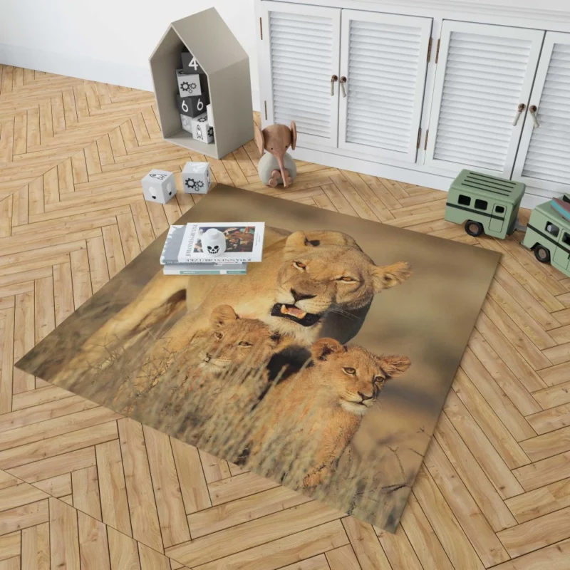 Lion Cub Depth of Field Wonder Rug 1