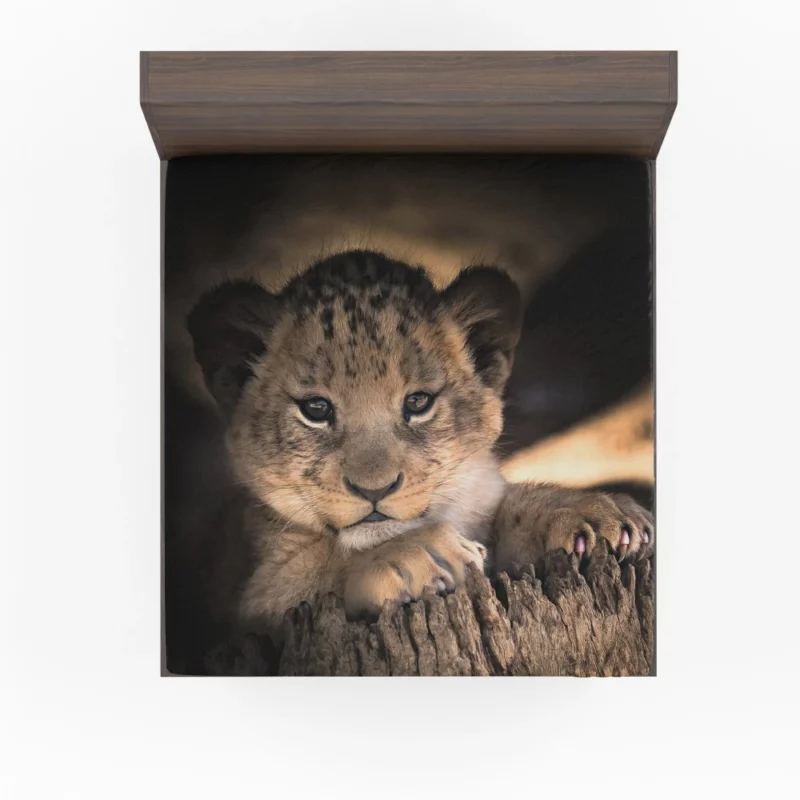 Lion Cub Irresistible Cuteness Fitted Sheet 1