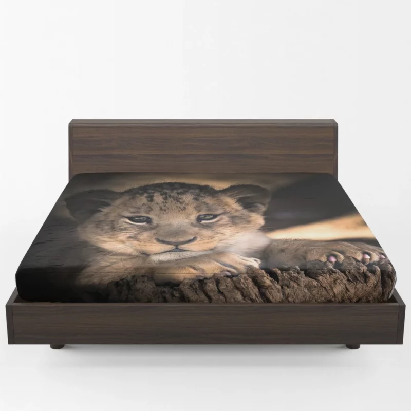 Lion Cub Irresistible Cuteness Fitted Sheet