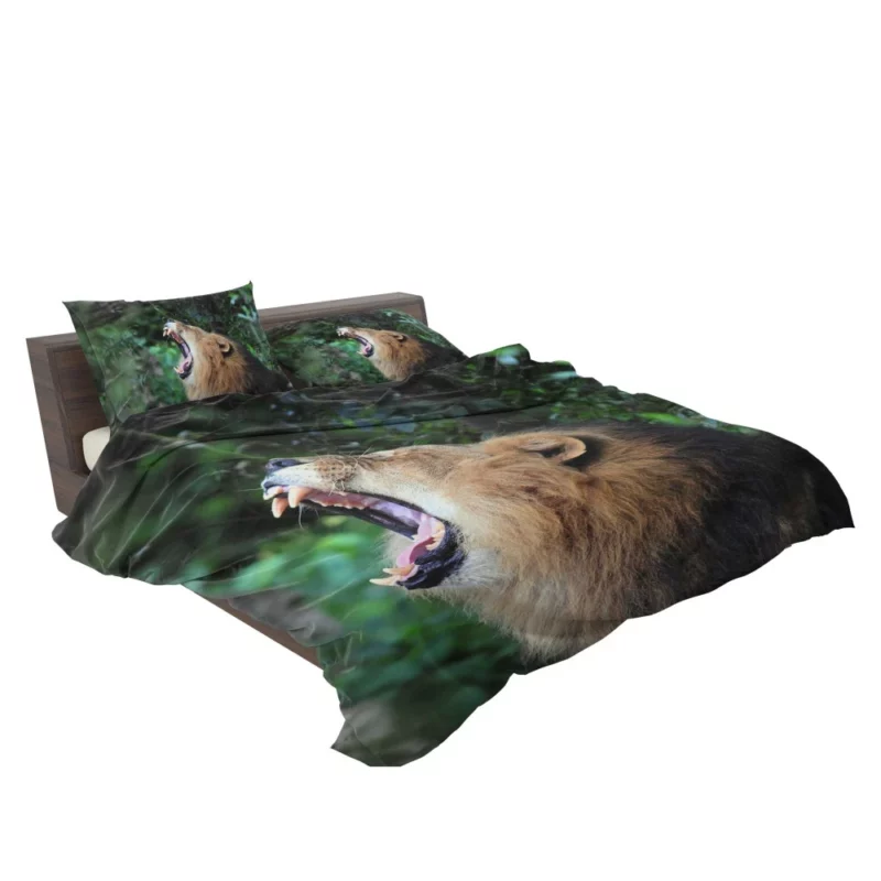 Lion Fierce Gaze Wilderness Majesty Bedding Set 2