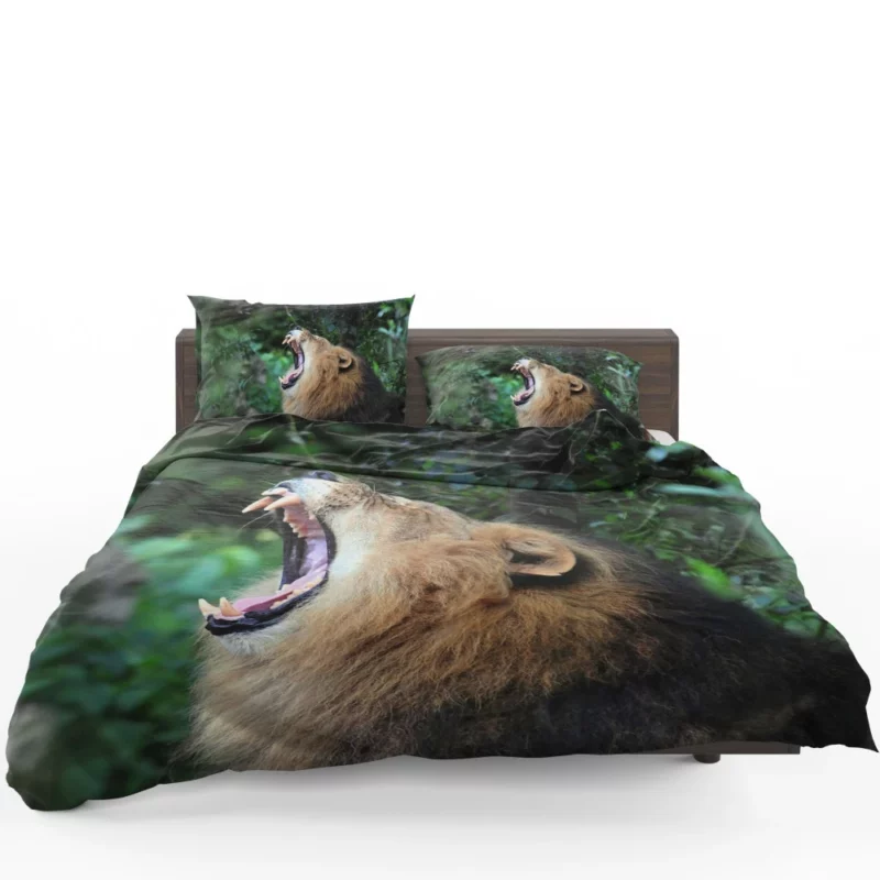 Lion Fierce Gaze Wilderness Majesty Bedding Set