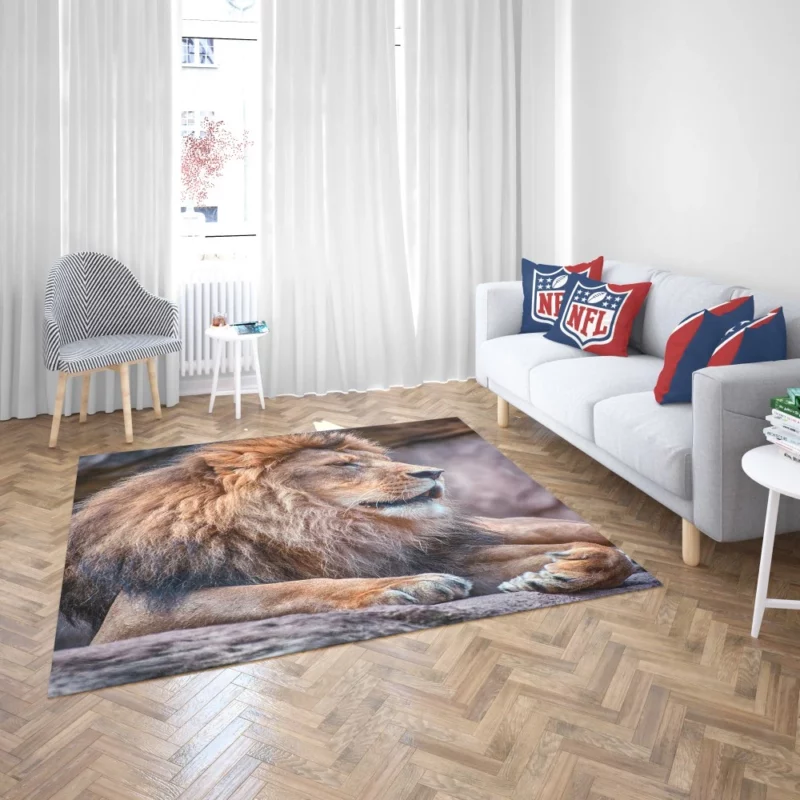 Lion Fierce Pride Rug 2