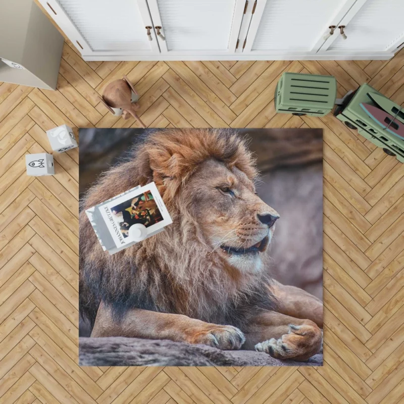 Lion Fierce Pride Rug