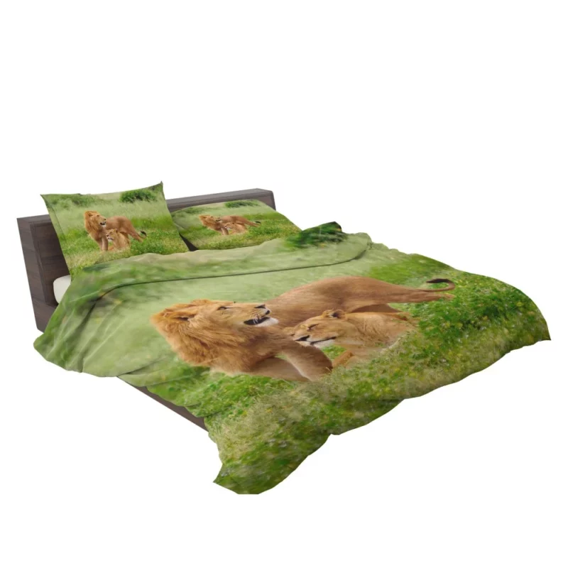 Lion Fierce Roar Ruler of Jungle Bedding Set 2