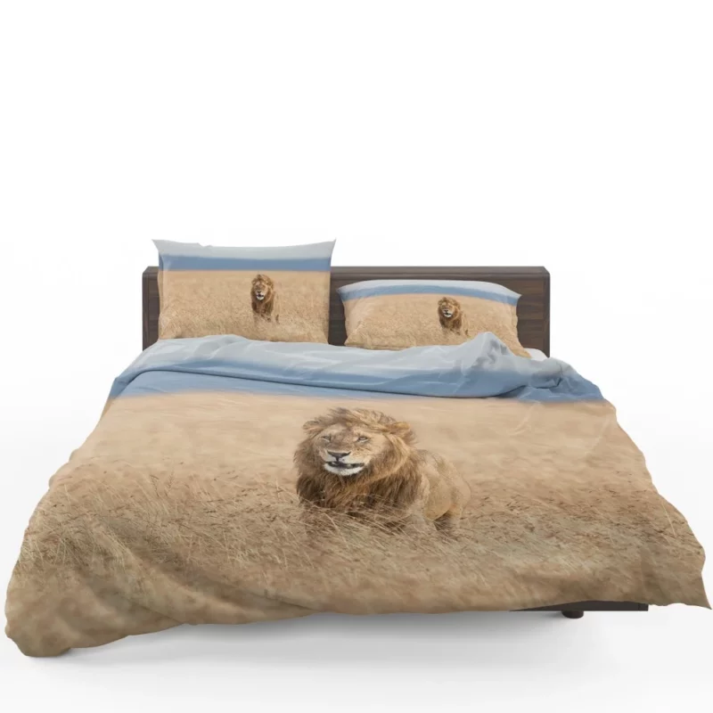 Lion Graceful Stance Nature Majesty Bedding Set