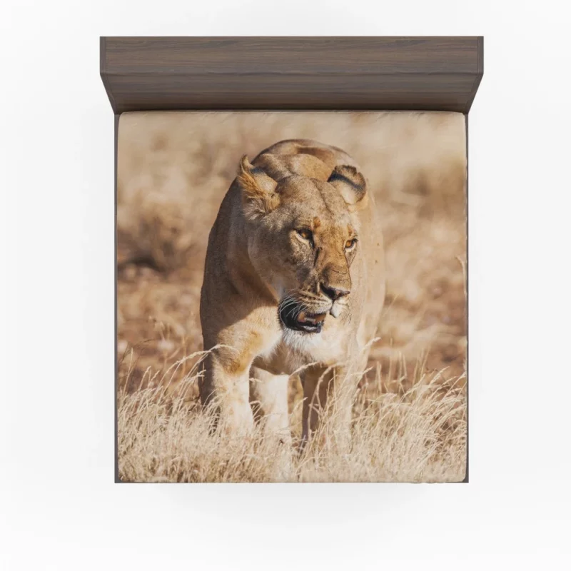 Lion Intense Stare Regal Domination Fitted Sheet 1