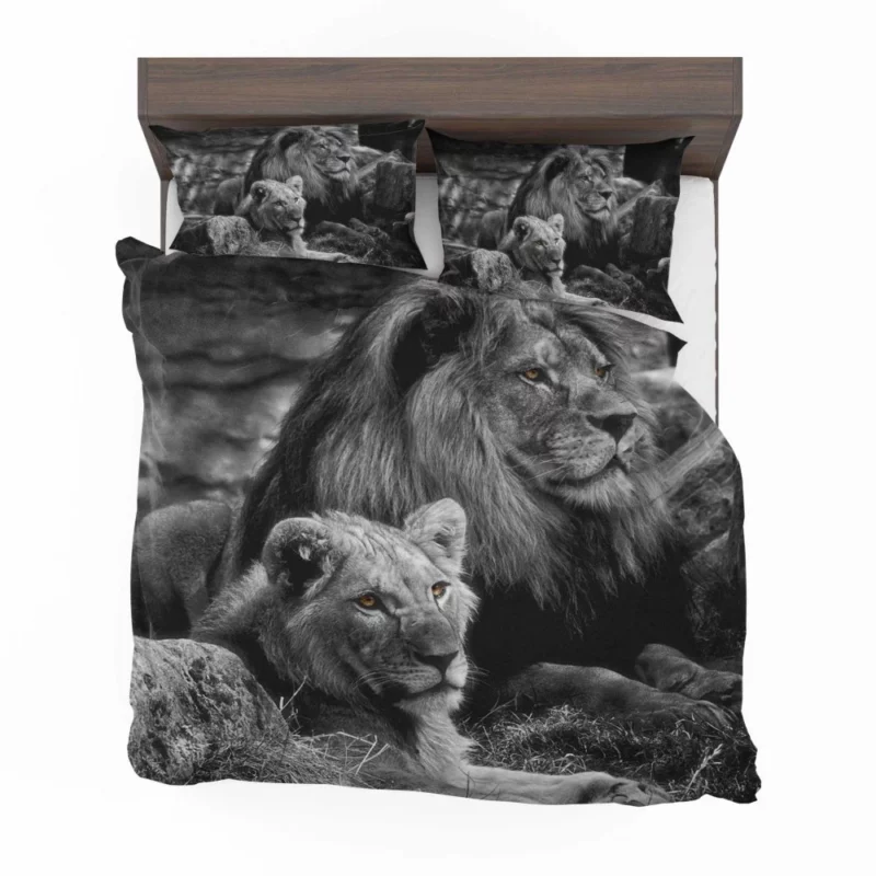 Lion Majestic Pair Kingly Love Bedding Set 1