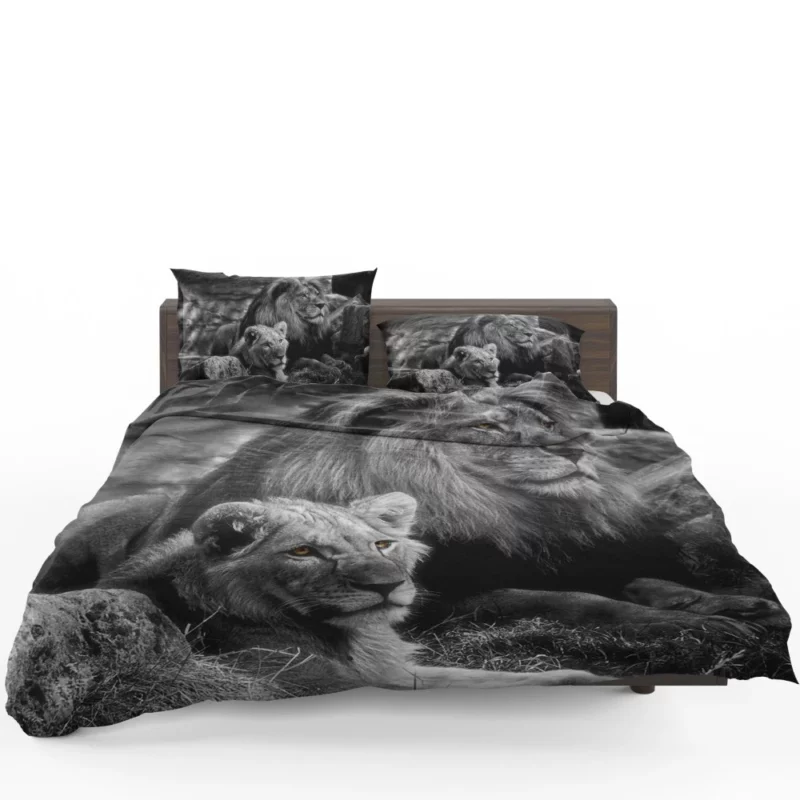 Lion Majestic Pair Kingly Love Bedding Set