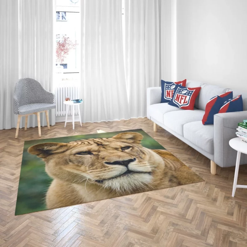 Lion Majestic Presence Fierce Aura Rug 2