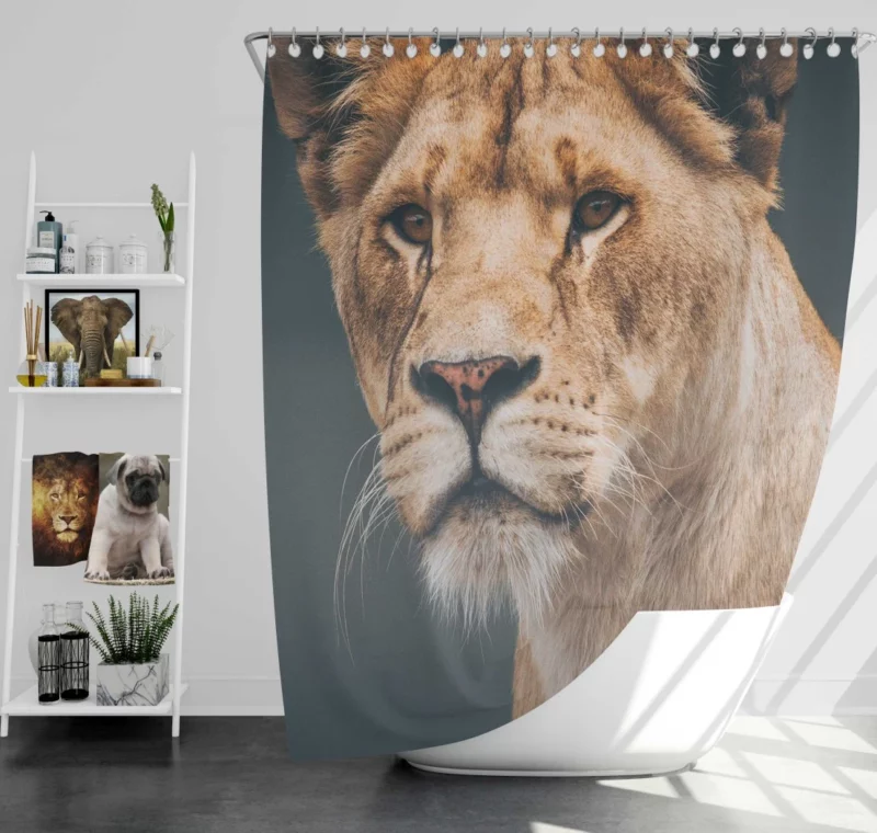 Lion Majestic Shower Curtain