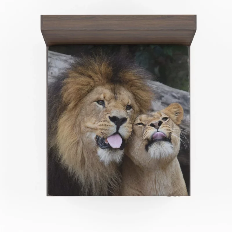 Lion Majestic Stance King of Wilderness Fitted Sheet 1