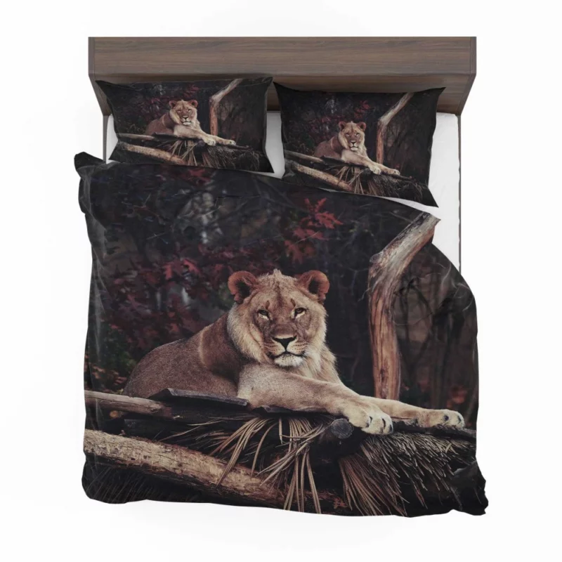 Lion Majesty Roaring Wilderness King Bedding Set 1