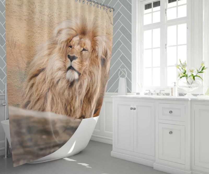 Lion Majesty Shower Curtain 1