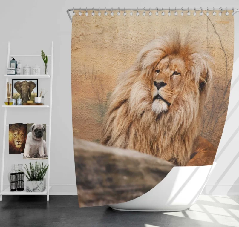 Lion Majesty Shower Curtain