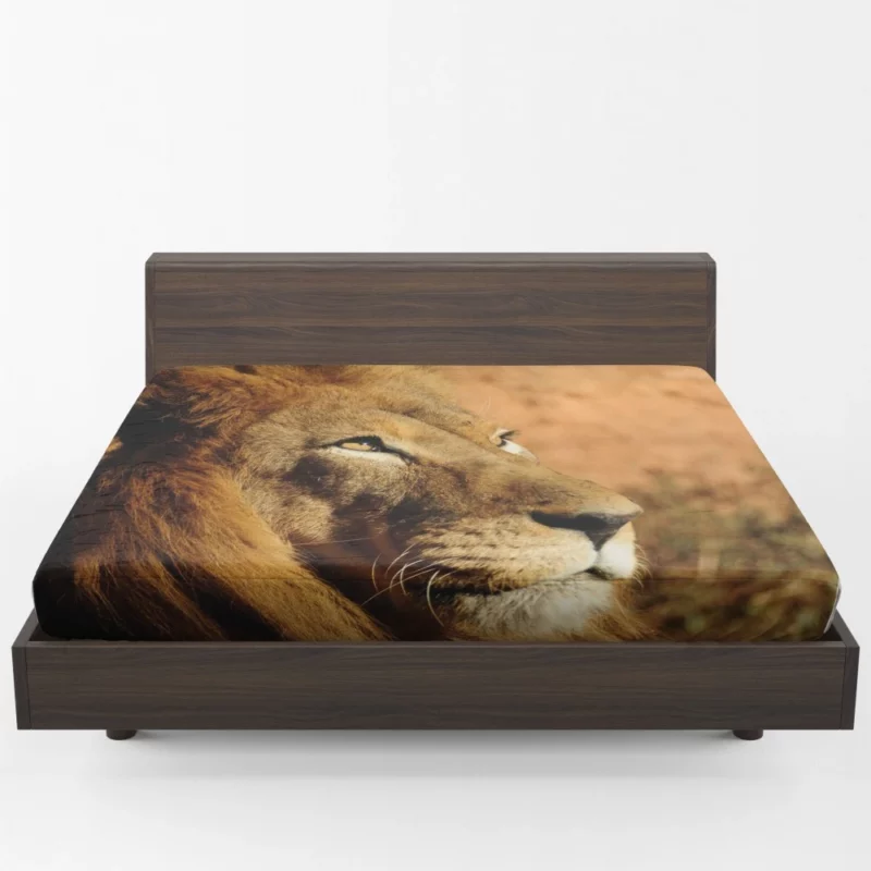 Lion Regal Presence Majesty Unleashed Fitted Sheet