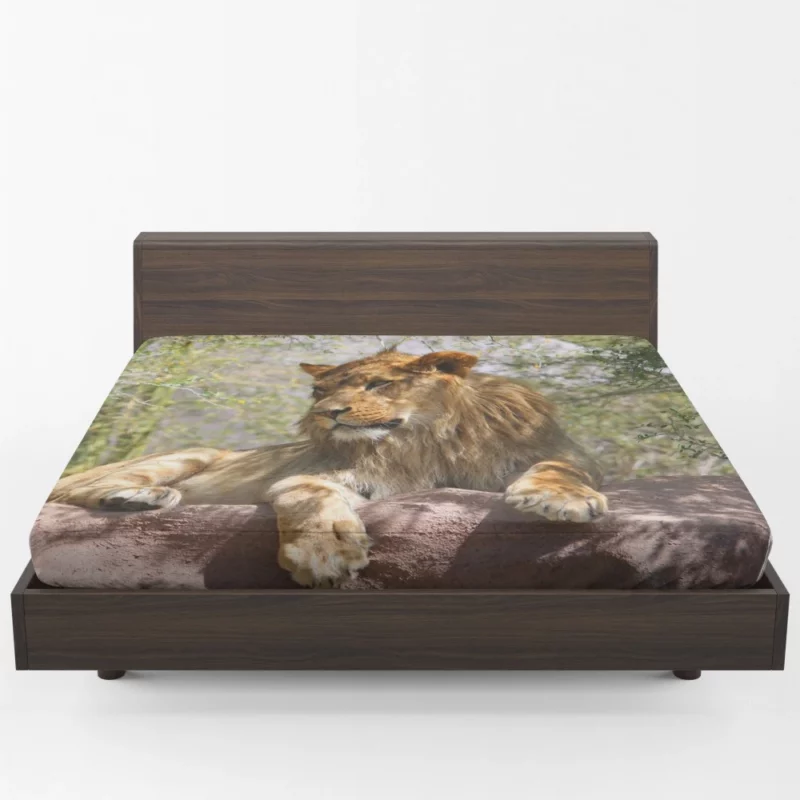 Lion Regal Presence Majesty Unveiled Fitted Sheet