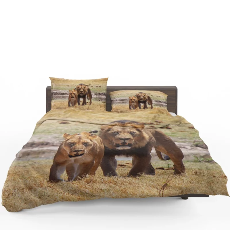 Lion Regal Stance Kingly Authority Bedding Set