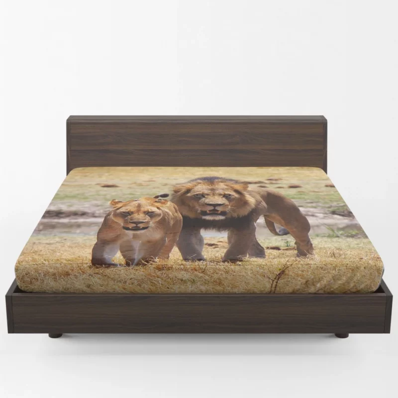 Lion Regal Stance Kingly Authority Fitted Sheet