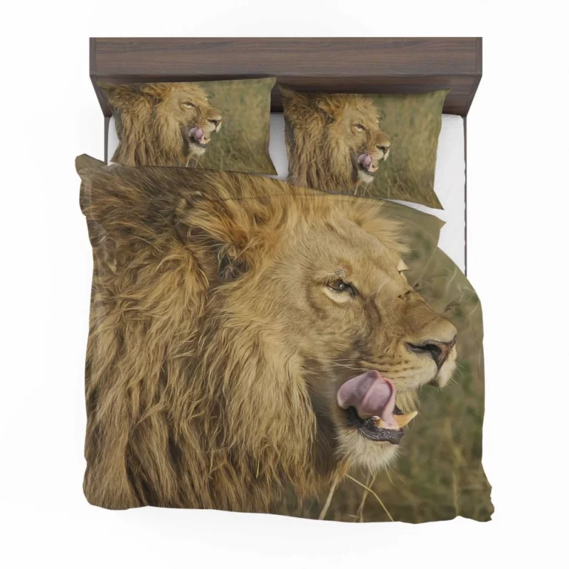 Lion Regal Stance Wilderness Dominance Bedding Set 1