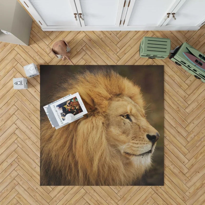 Lion Roar Majestic Anthem Rug