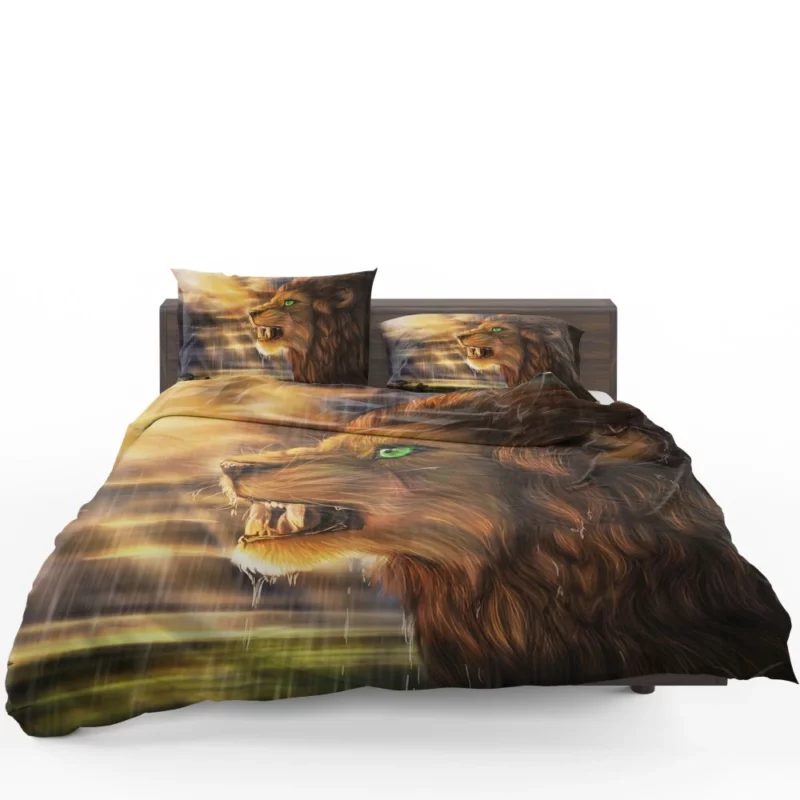 Lion Roar Majesty in Motion Bedding Set