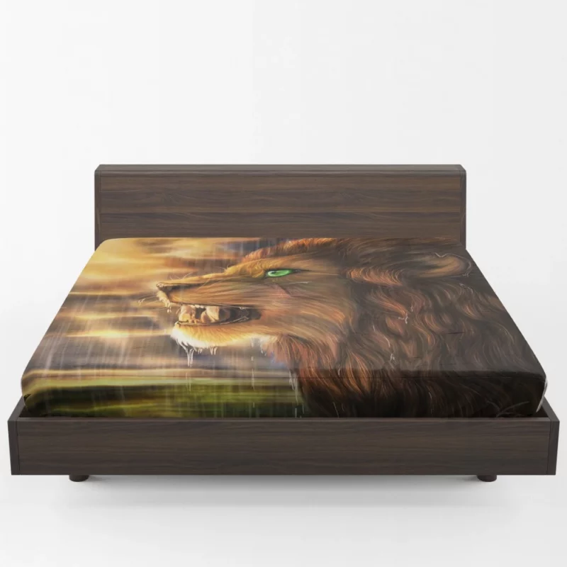 Lion Roar Majesty in Motion Fitted Sheet