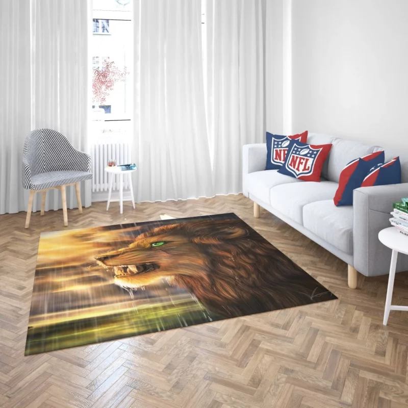 Lion Roar Majesty in Motion Rug 2